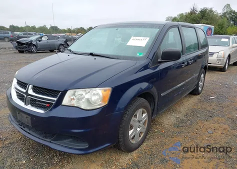 2013 Dodge Grand Caravan American Value Pkg from USA, damaged, VIN 2C4RDGBG2DR710415